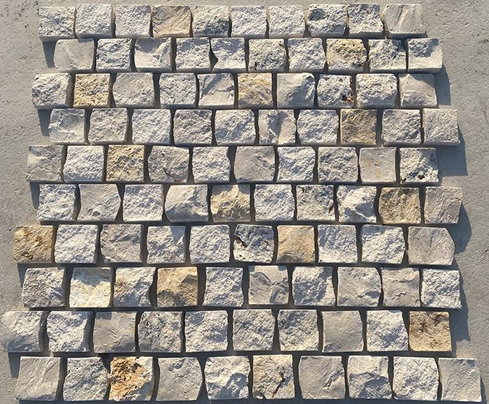 Madum imħallat tal-pavimentar tat-travertin