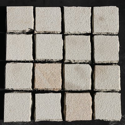 Kulur Beige Granit Cobble Paving Stone JRCP-O24