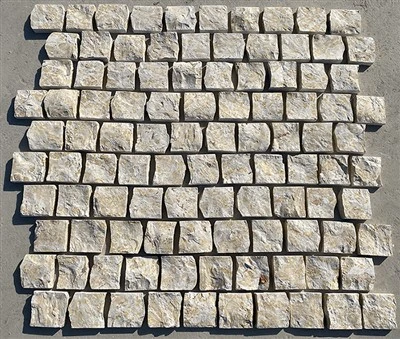 Art tal-pavers tal-cobble tat-travertin qawwi